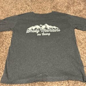 The smoky mountains are calling tshirt dark grey